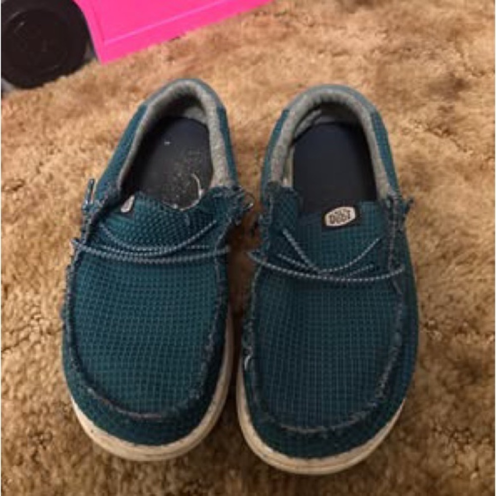 Hey Dude Kids' Teal Casual Shoes